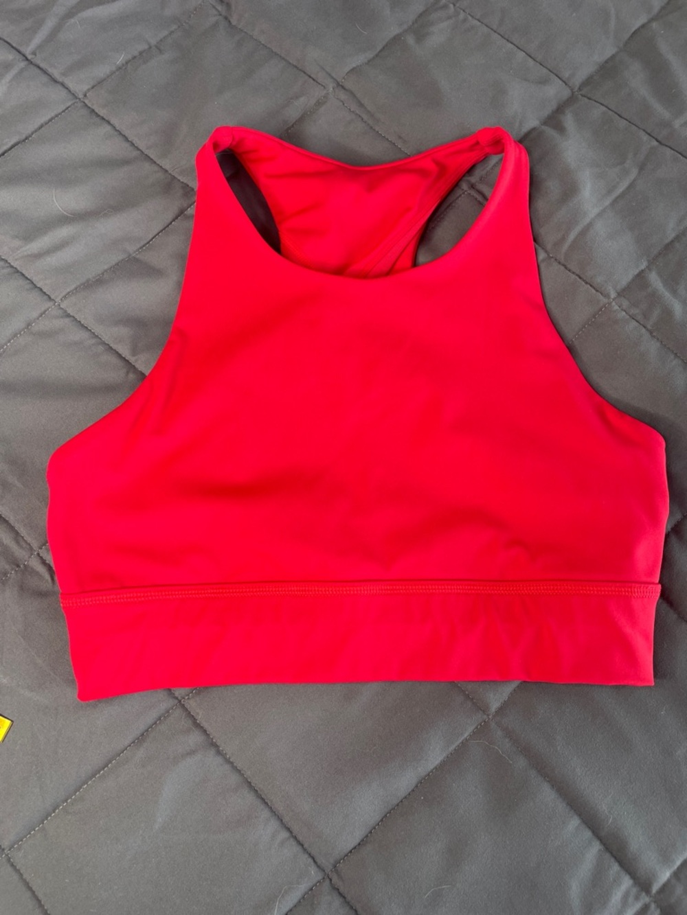 Red High-Neck Sports Bralette - Women athletic wear